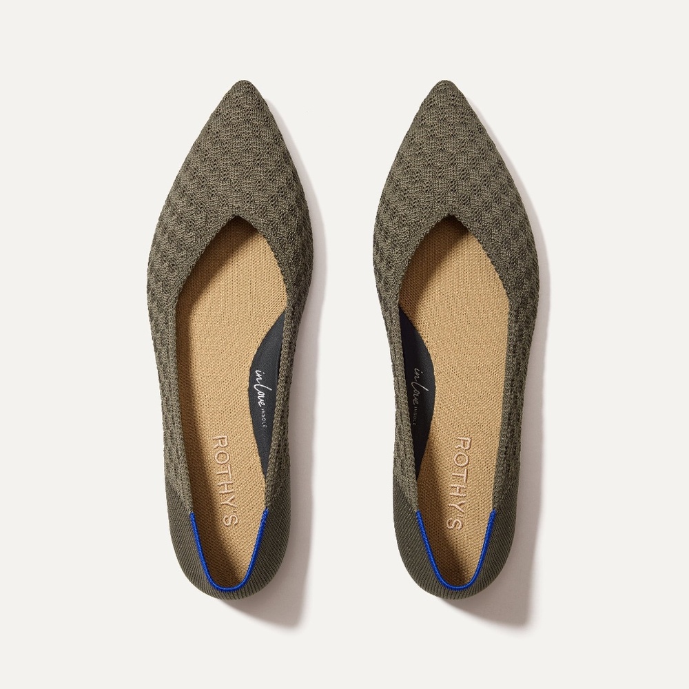 Rothy's The Point II - Safari Basketweave Size 6.5